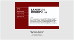 Desktop Screenshot of landrumdobbins.com